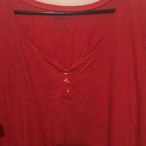 Melon colored casual t shirt very small pin hole to left side..otherwise GUC..